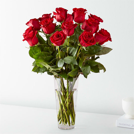 Long Stem Red Rose Bouquet – Yellow Flower Dream, Surprise AZ