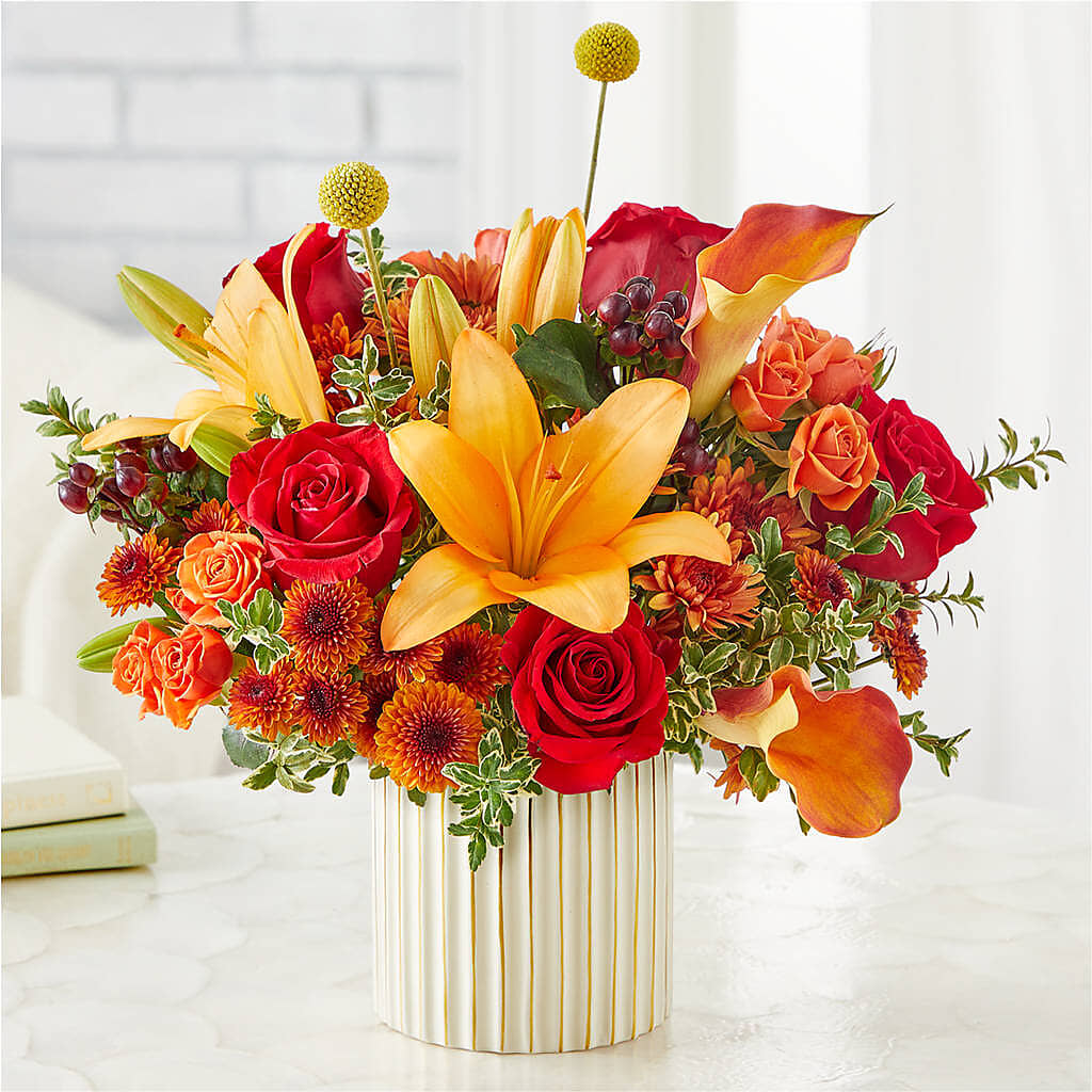 Scarlet Skies Bouquet – Yellow Flower Dream, Surprise AZ