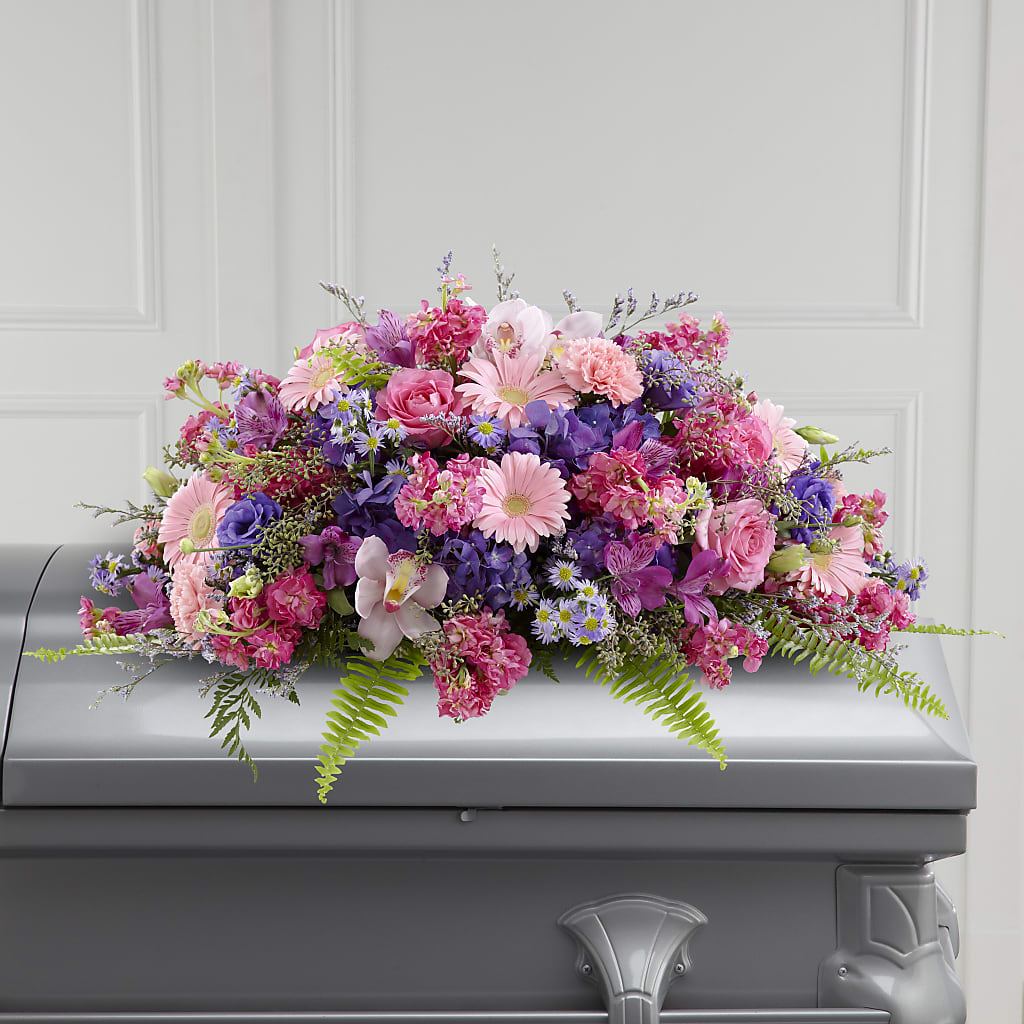 Glorious Garden Casket Spray – Yellow Flower Dream, Surprise AZ