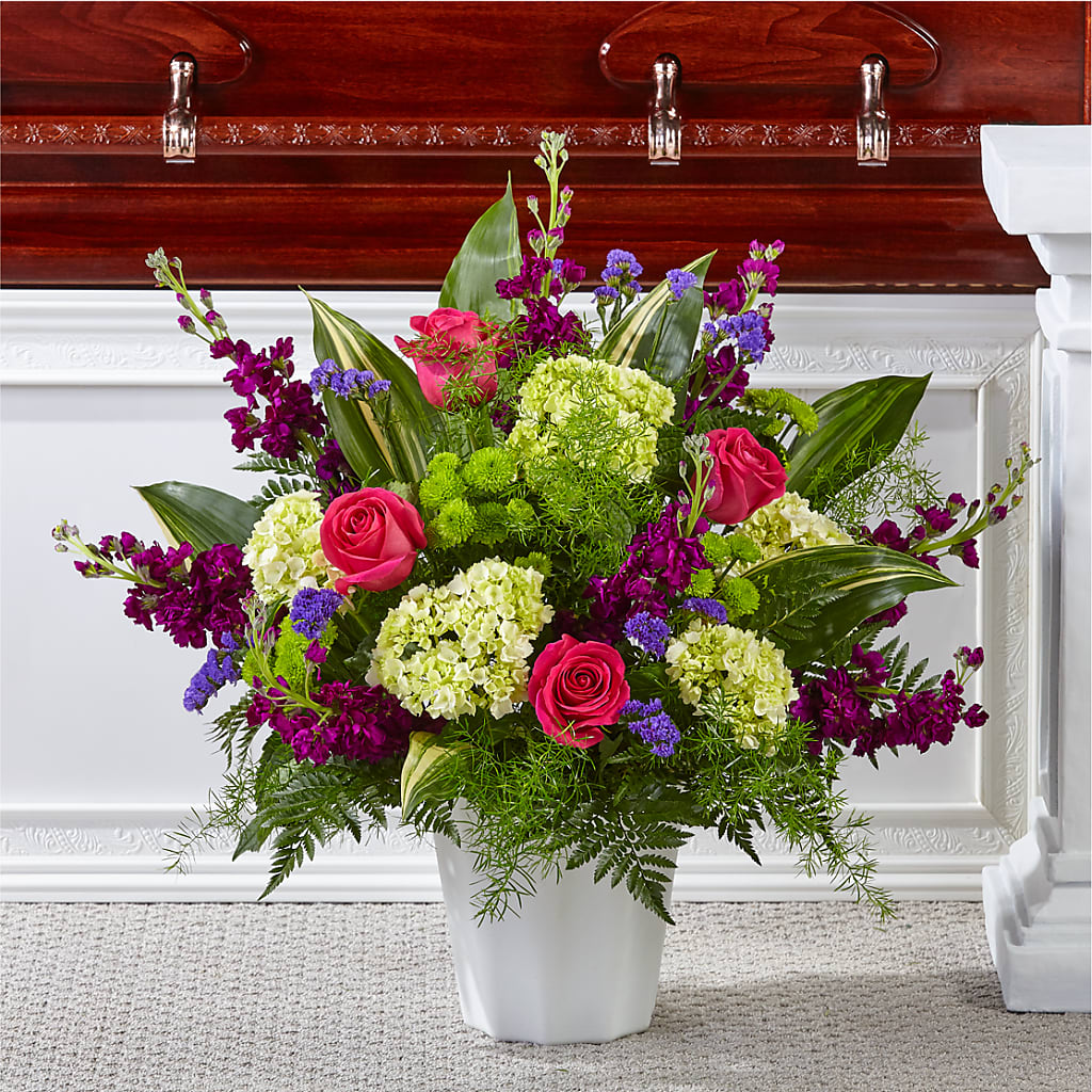 Beautiful Horizons Floor Basket – Yellow Flower Dream, Surprise AZ