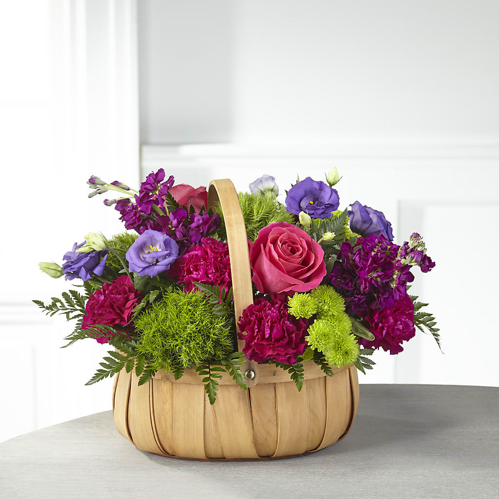Serene Sanctuary Basket – Yellow Flower Dream, Surprise AZ