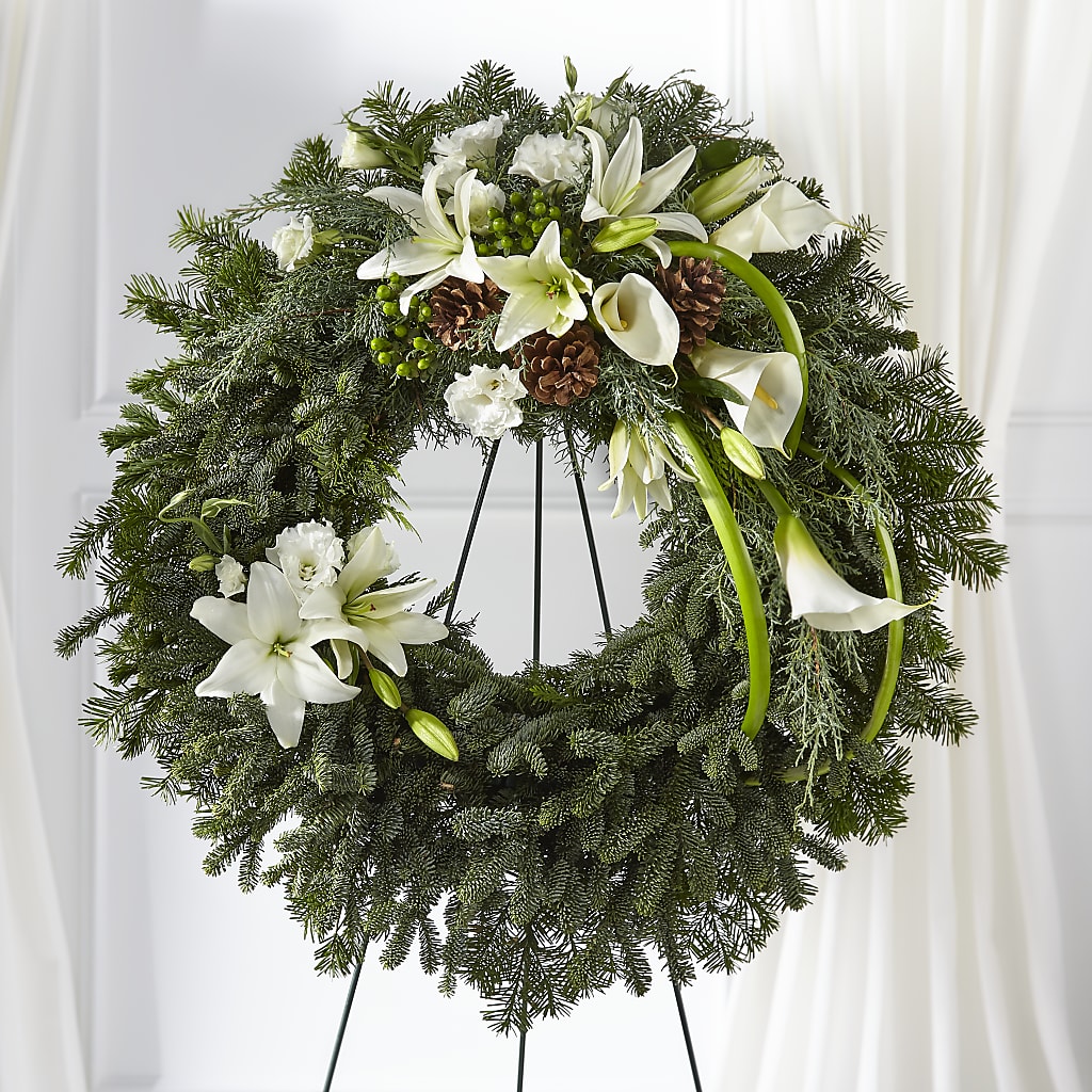 Greens of Hope Wreath – Yellow Flower Dream, Surprise AZ