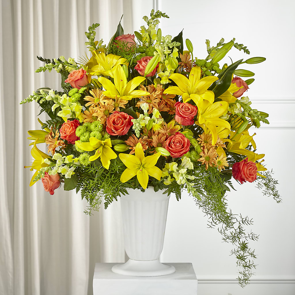 Fall Sentiments Arrangement – Yellow Flower Dream, Surprise AZ