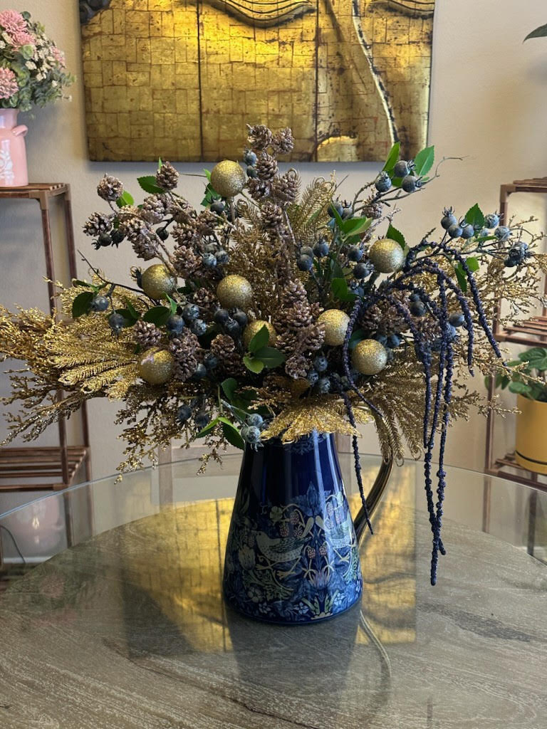 Holiday celebration centerpiece – Yellow Flower Dream, Surprise AZ
