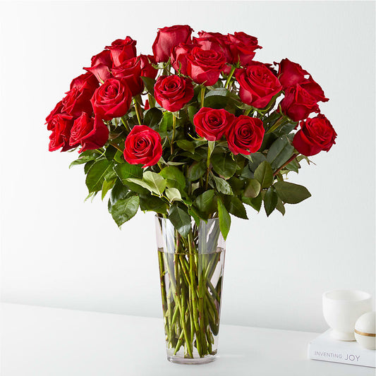 Long Stem Red Rose Bouquet –  Yellow Flower Dream, Surprise AZ
