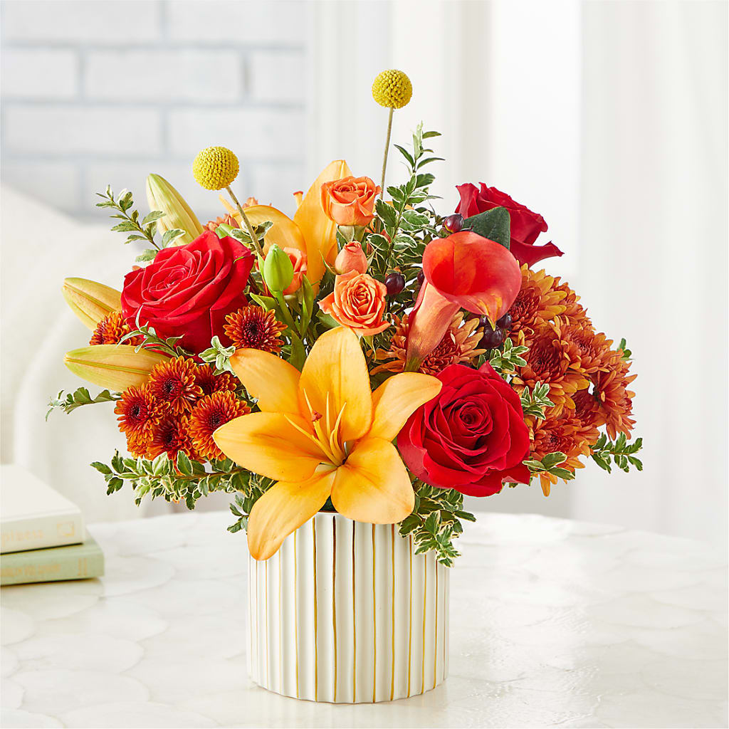 Scarlet Skies Bouquet –  Yellow Flower Dream, Surprise AZ