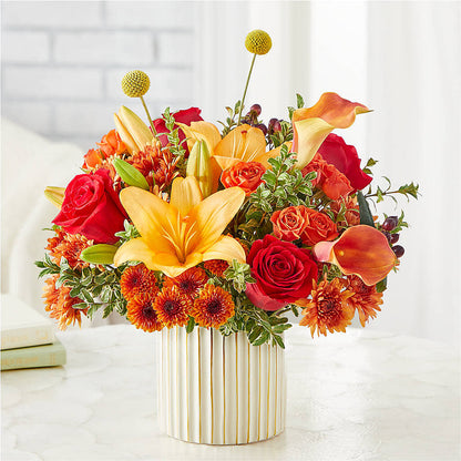 Scarlet Skies Bouquet –  Yellow Flower Dream, Surprise AZ