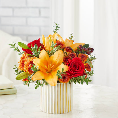 Scarlet Skies Bouquet –  Yellow Flower Dream, Surprise AZ