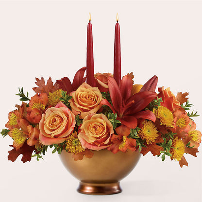 Harvest Table Centerpiece –  Yellow Flower Dream, Surprise AZ