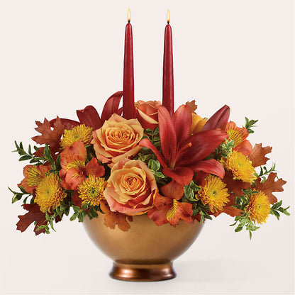 Harvest Table Centerpiece –  Yellow Flower Dream, Surprise AZ