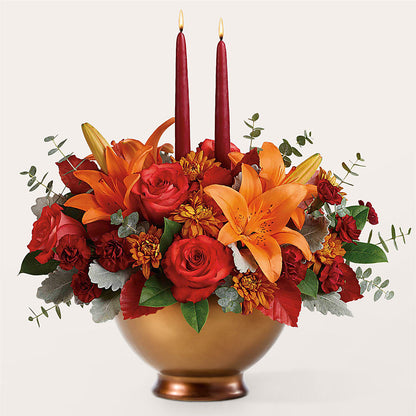 Fruits of Fall Centerpiece –  Yellow Flower Dream, Surprise AZ