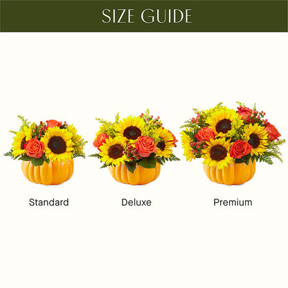 Pick of the Patch Pumpkin Bouquet –  Yellow Flower Dream, Surprise AZ
