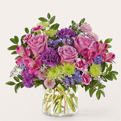 Glass Half Full Bouquet –  Yellow Flower Dream, Surprise AZ