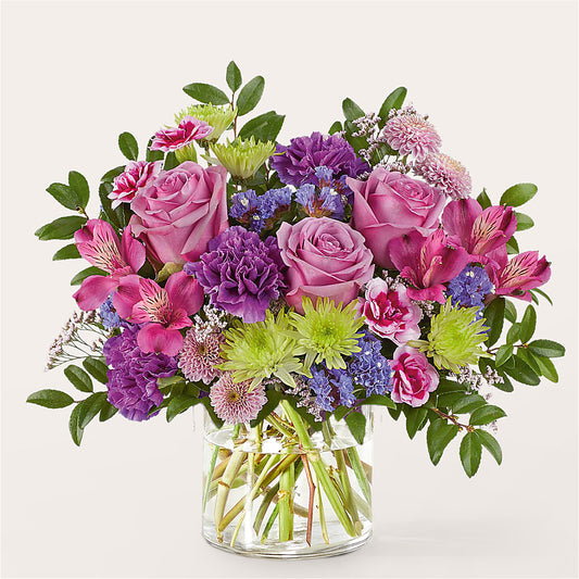 Glass Half Full Bouquet –  Yellow Flower Dream, Surprise AZ