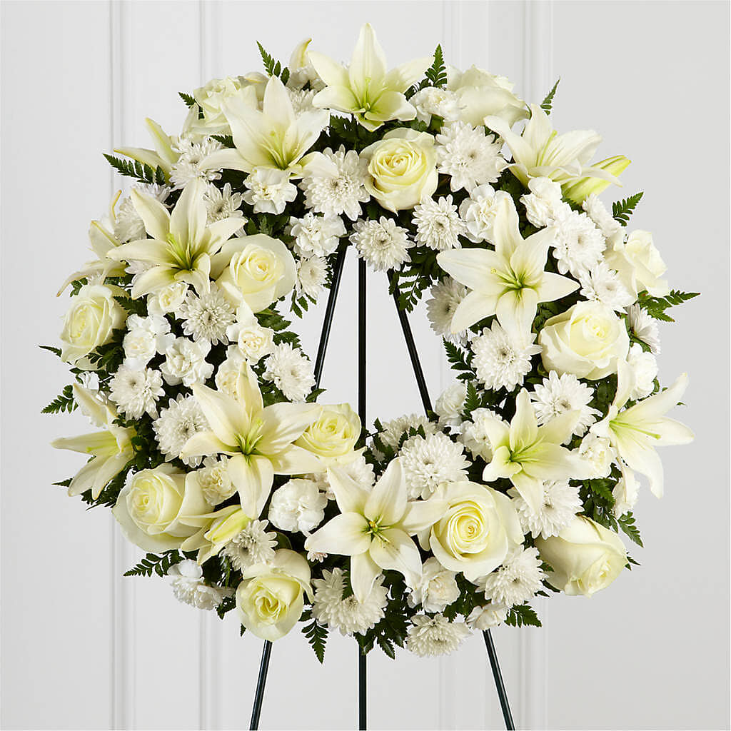 Treasured Tribute Wreath –  Yellow Flower Dream, Surprise AZ