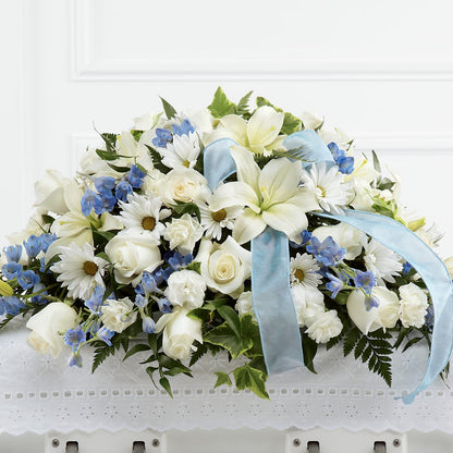 Tender Treasure Casket Spray –  Yellow Flower Dream, Surprise AZ
