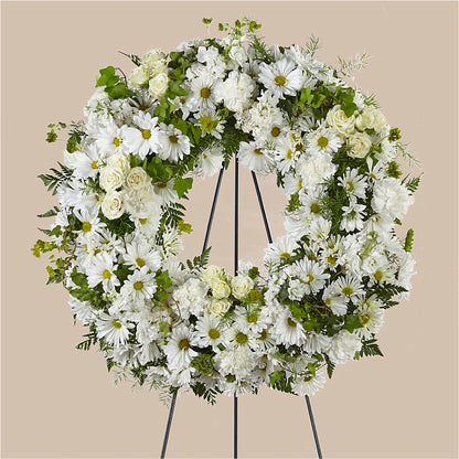 Faithful Wishes Wreath –  Yellow Flower Dream, Surprise AZ