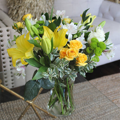 Hope & Serenity Bouquet –  Yellow Flower Dream, Surprise AZ