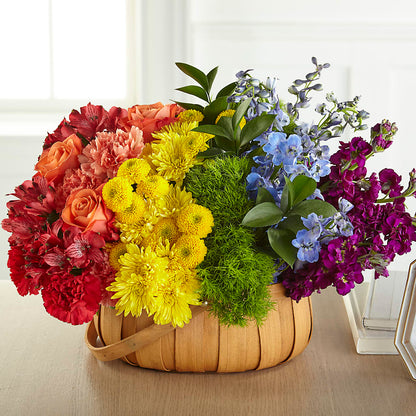 Prideful Basket –  Yellow Flower Dream, Surprise AZ