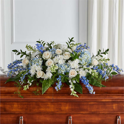 Timeless Essence Casket Spray –  Yellow Flower Dream, Surprise AZ