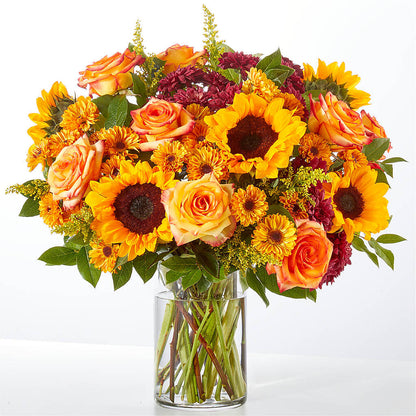 Flannel Scarf Bouquet –  Yellow Flower Dream, Surprise AZ