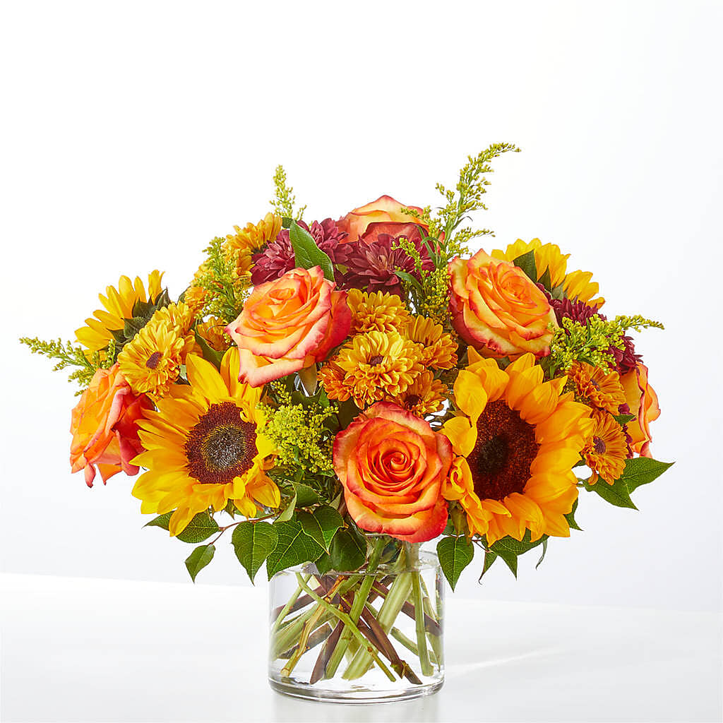 Flannel Scarf Bouquet –  Yellow Flower Dream, Surprise AZ
