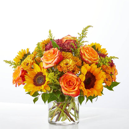 Flannel Scarf Bouquet –  Yellow Flower Dream, Surprise AZ