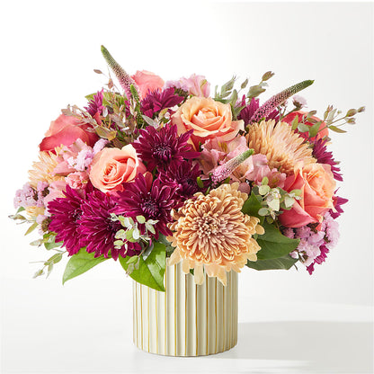 Berry Cobbler Bouquet with Ivory Vase –  Yellow Flower Dream, Surprise AZ