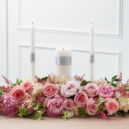 Worldwide Romance Unity Candle Arrangement –  Yellow Flower Dream, Surprise AZ