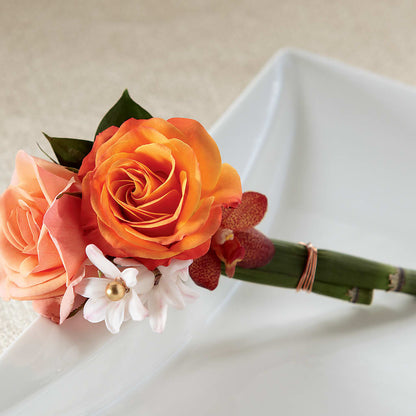 Sunset Dream Boutonniere –  Yellow Flower Dream, Surprise AZ