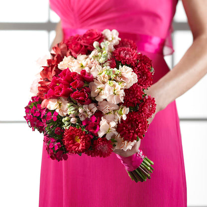 Pink Effervescence Bouquet –  Yellow Flower Dream, Surprise AZ