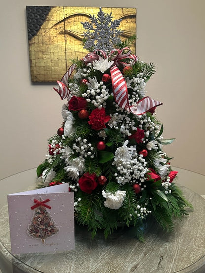 Hand crafted Christmas tree –  Yellow Flower Dream, Surprise AZ