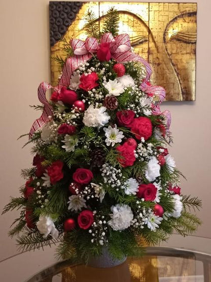 Large size Christmas Tree –  Yellow Flower Dream, Surprise AZ
